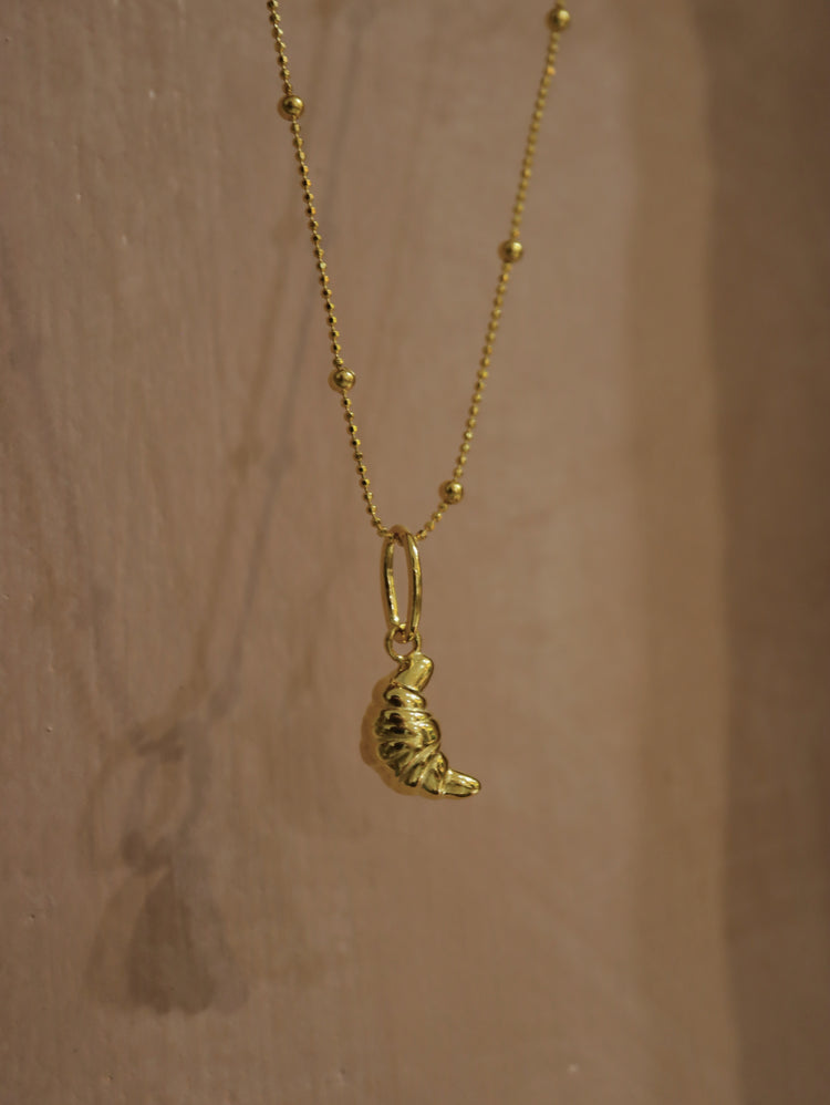 🥐 croissant 925 silver necklace