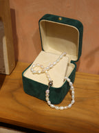 Velvet necklace box