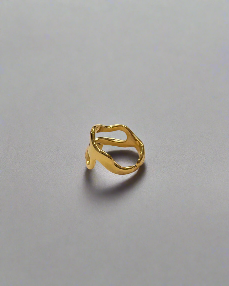 Stainless steel irregular shape ring