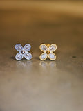Cz 925 silver stud piercing earring (1pc)