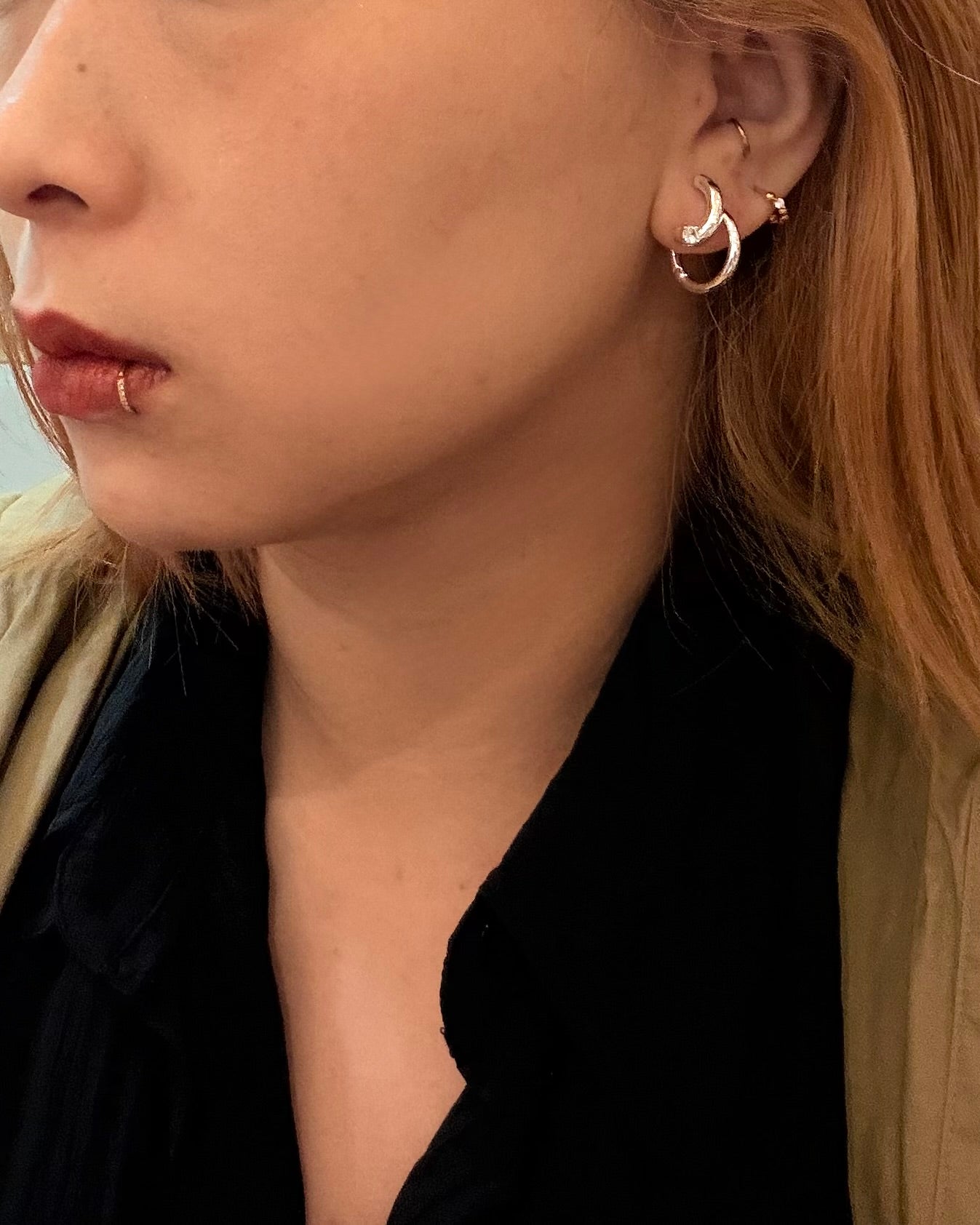 Illusion wrap earrings