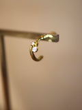 C-Ring Illusion Stud Surgical Steel Piercing (1pc)