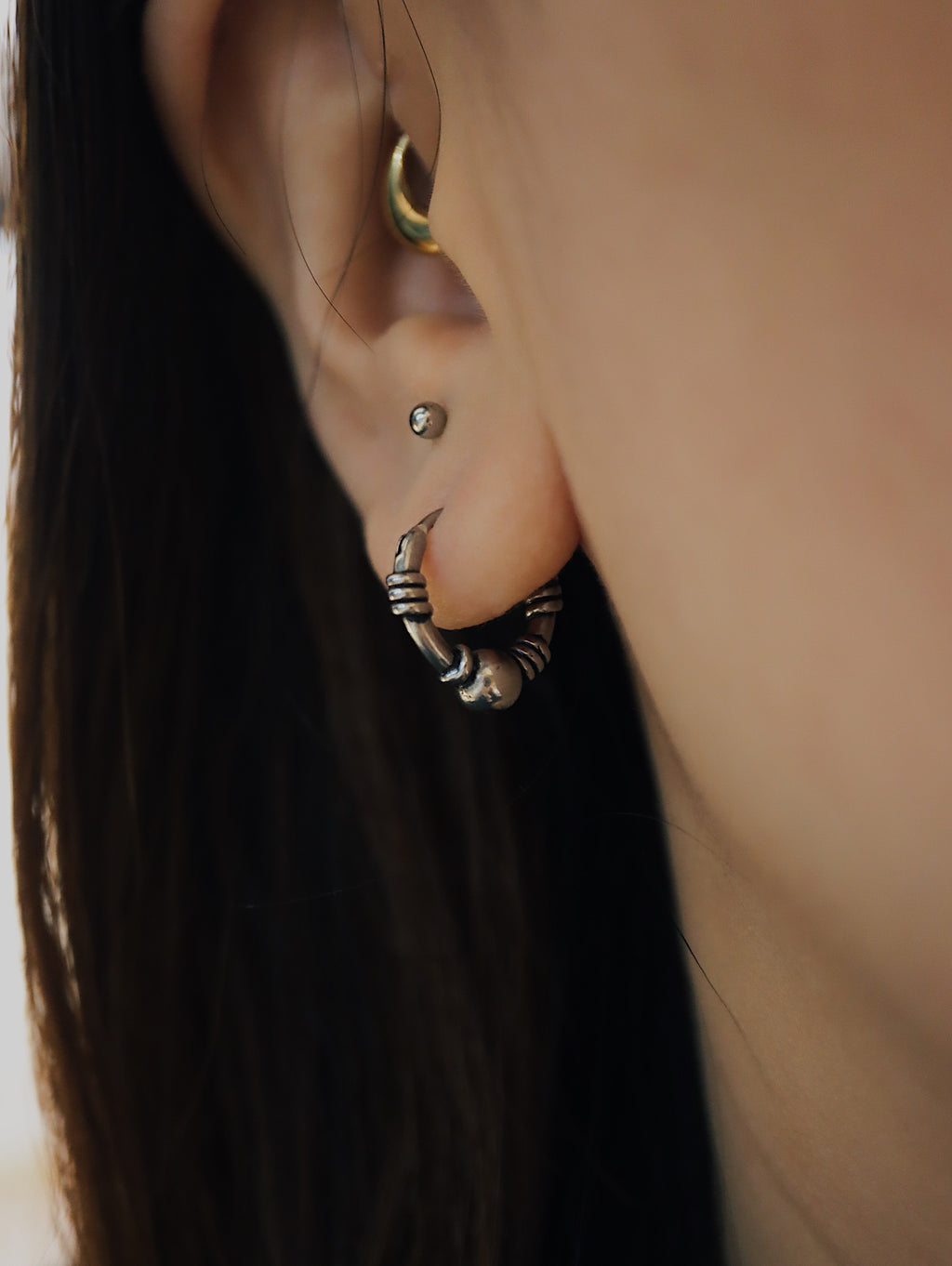 Surgical steel unisex earrings