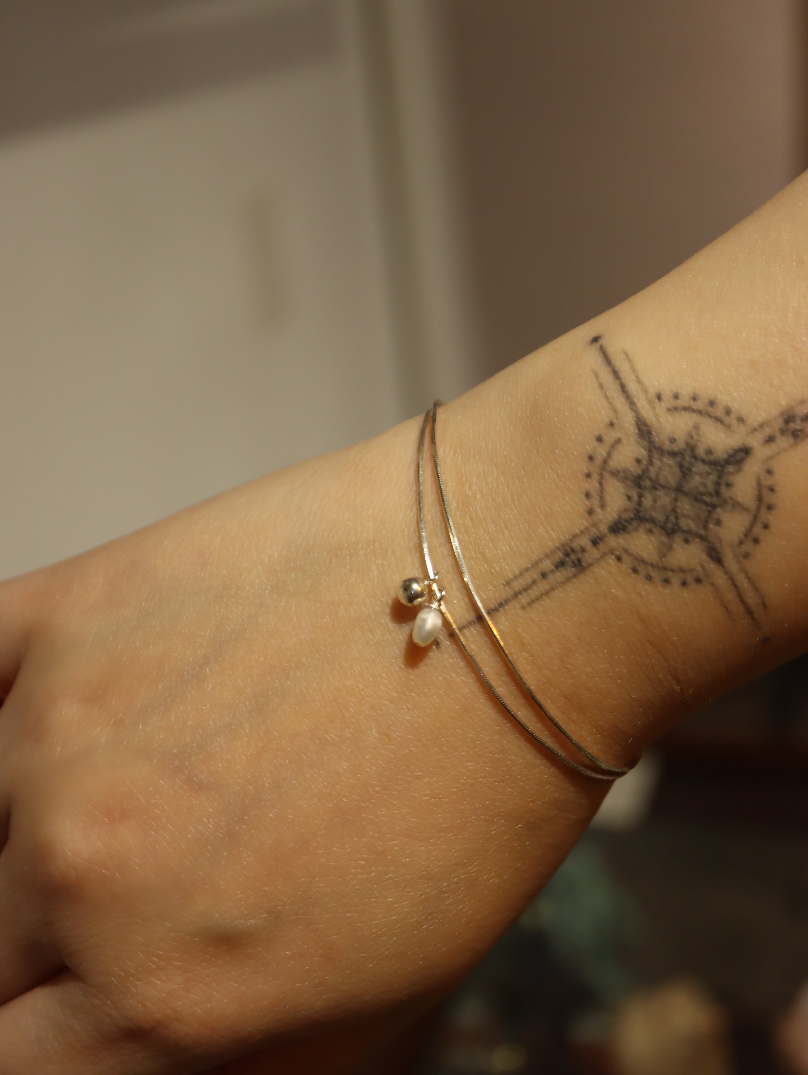 Amara Dual 925 Silver Bracelet