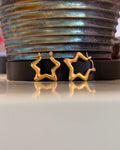 Nova Zig Hoop Stainless Steel Earrings