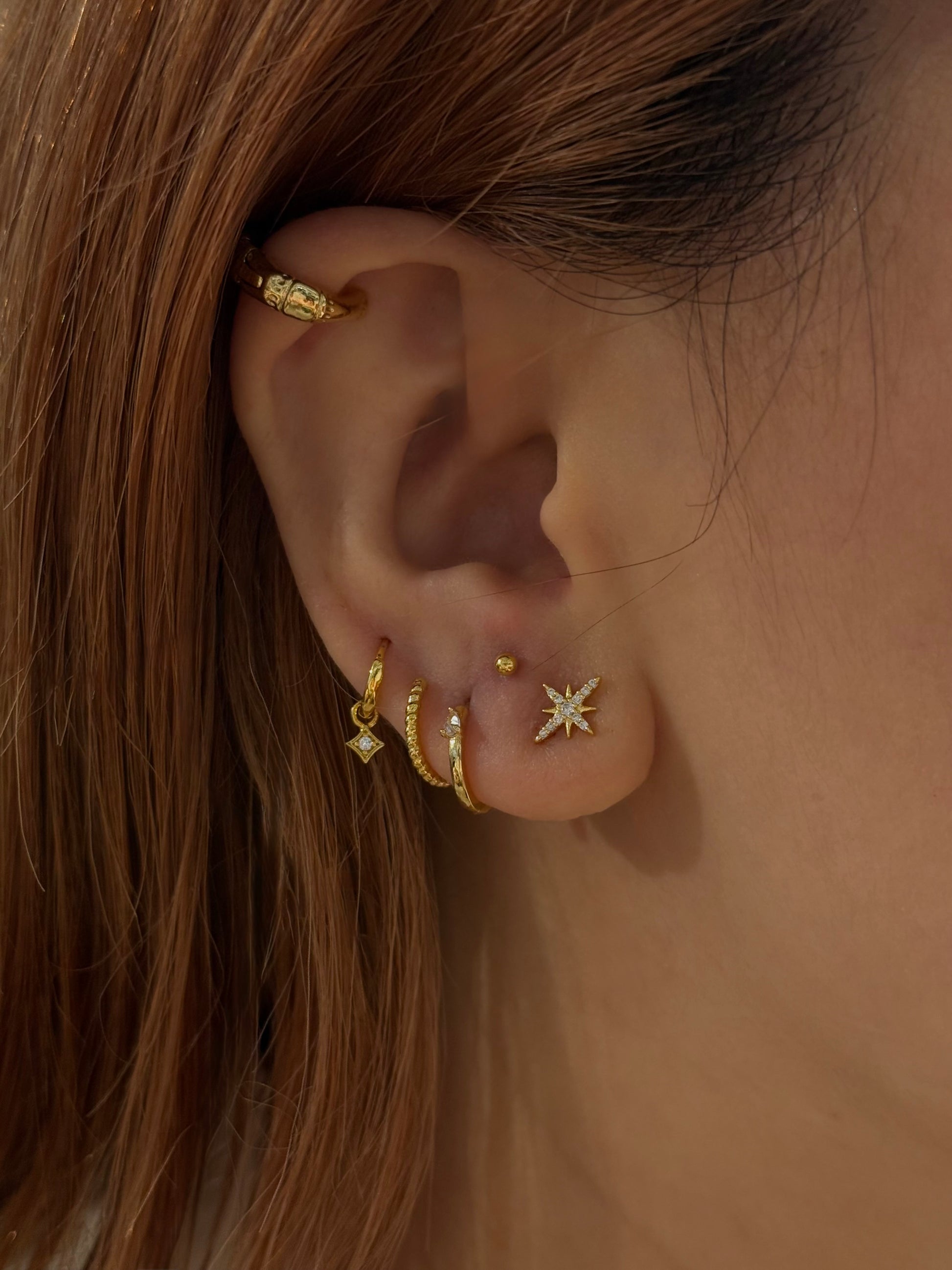 Bamboo  Earclip