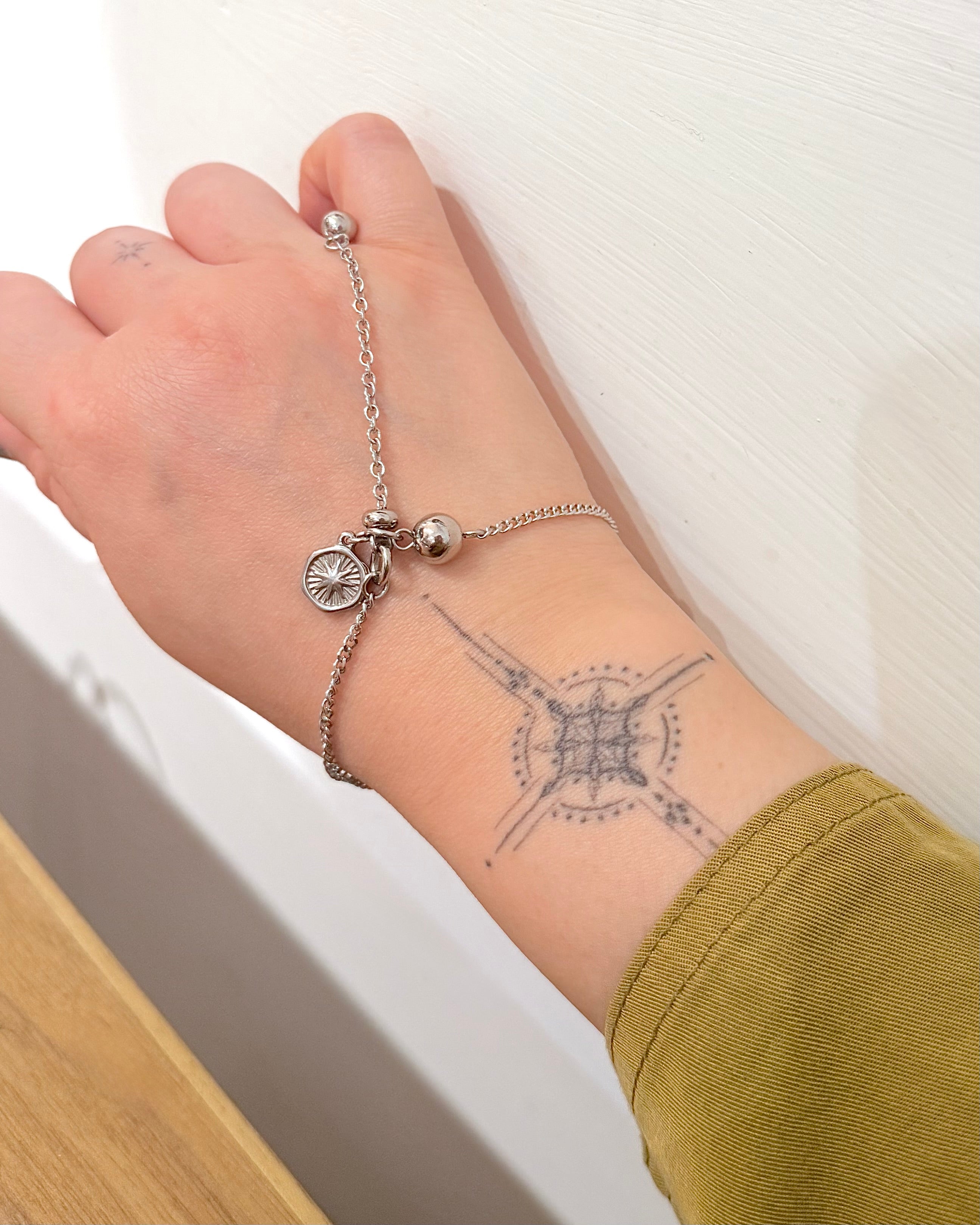 Orbit Charm Stainless Steel Bracelet