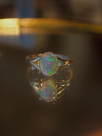 Ethiopian Opal 925 silver ring