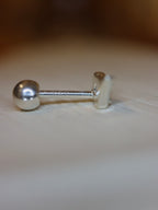 Rhombus Star Stud 925 Silver Earring piercing (1pc)