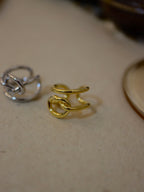 Knot brass Earcuff