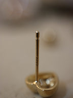 Heart stud earrings