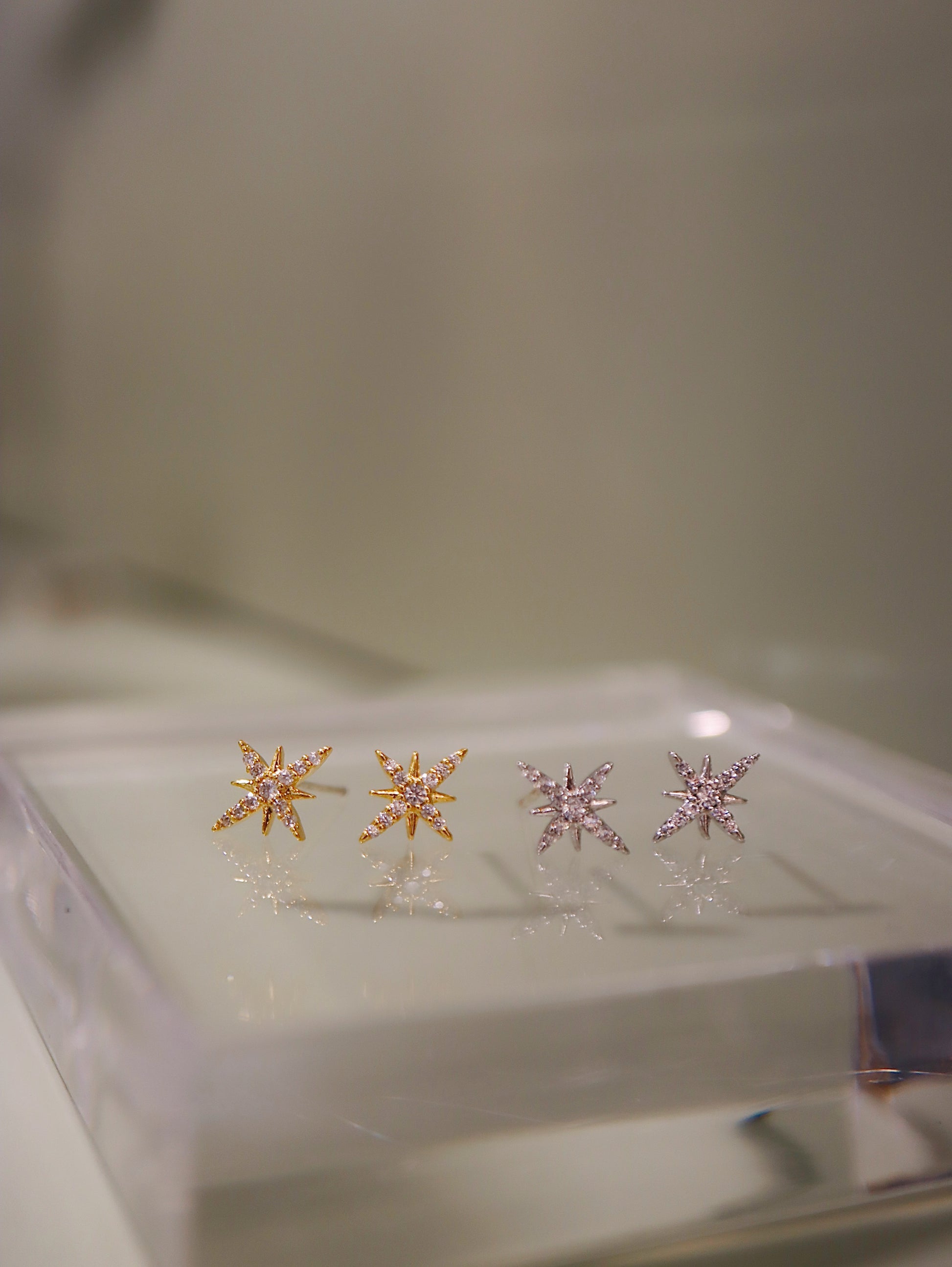 Starburst silver925 earrings