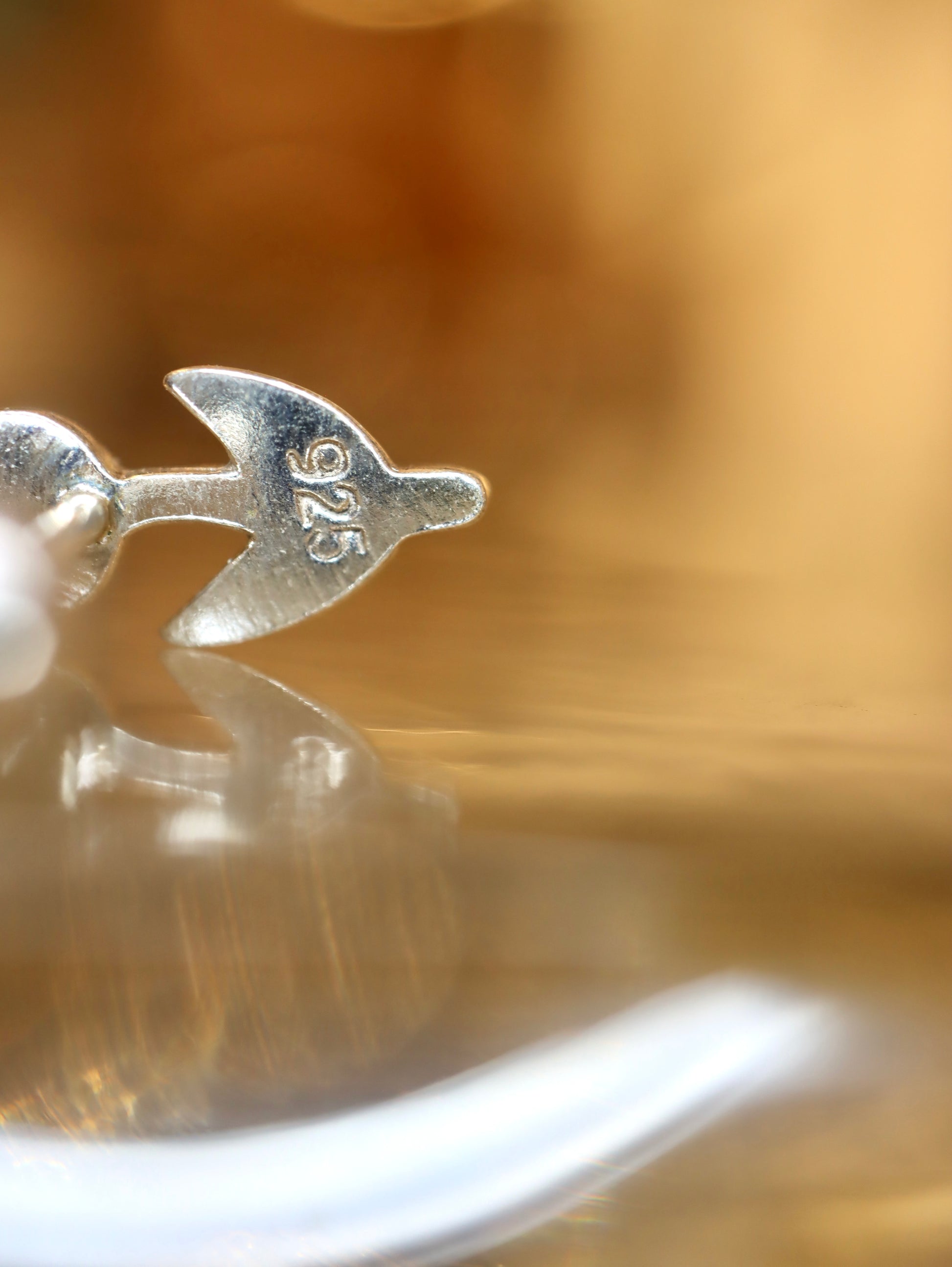 Floral 925 silver piercing earring