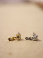 Sparkle drop surgical steel 316L stud piercing