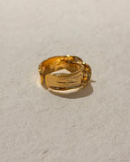Melted Knot Brass Ring