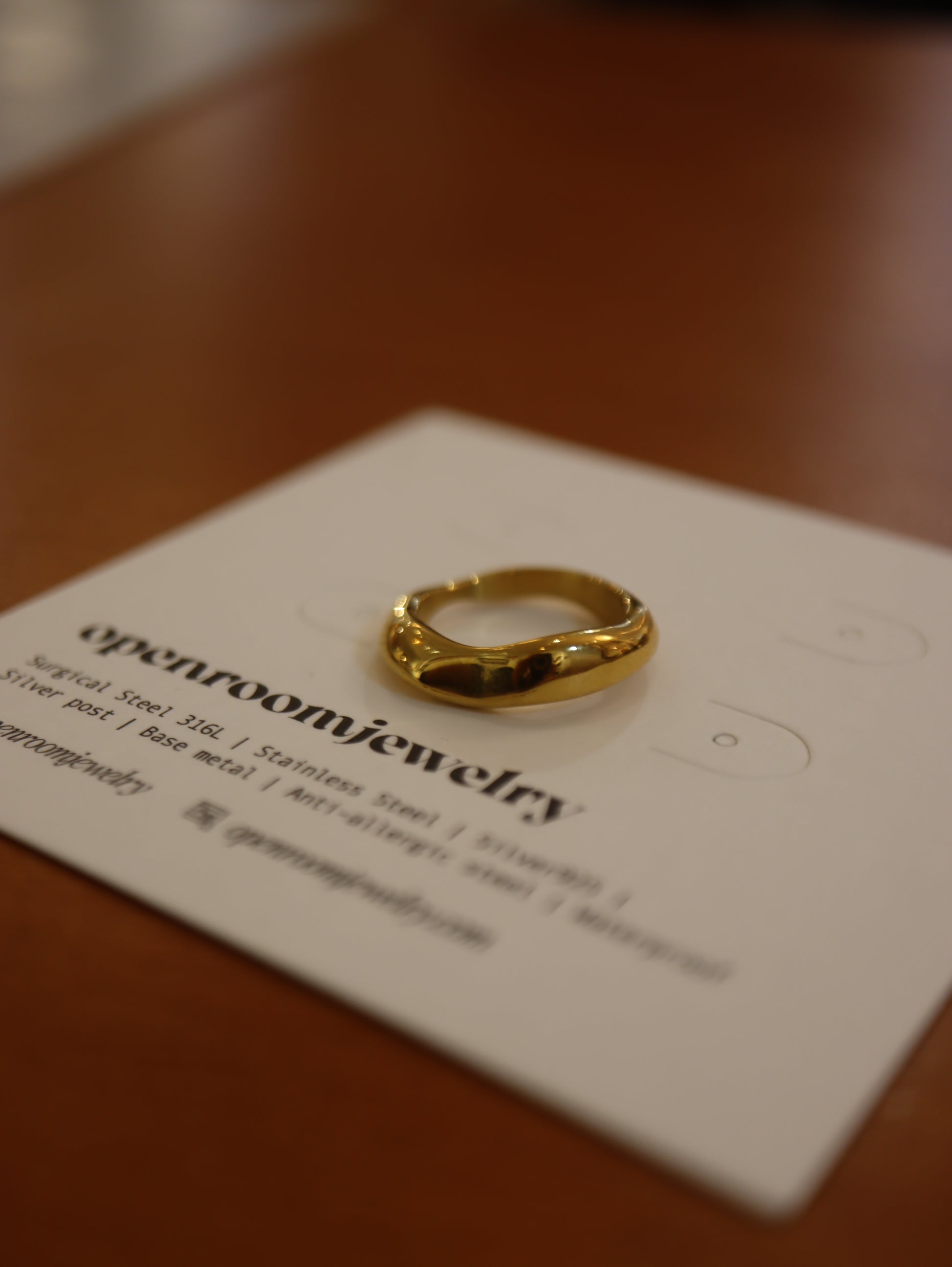 Stainless Steel pinky ring