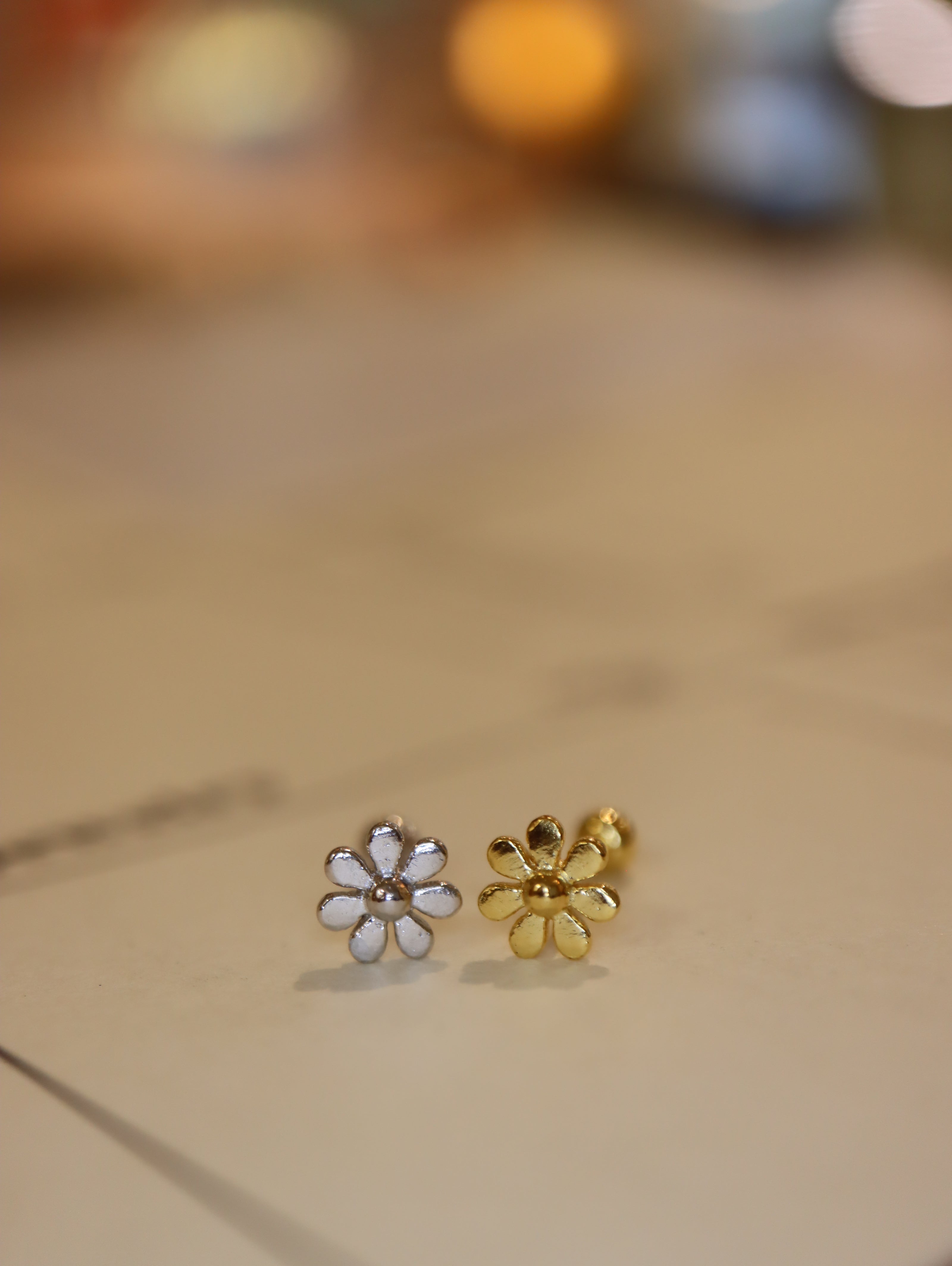 Petal Stud 925 Silver Piercing Earring (1pc)
