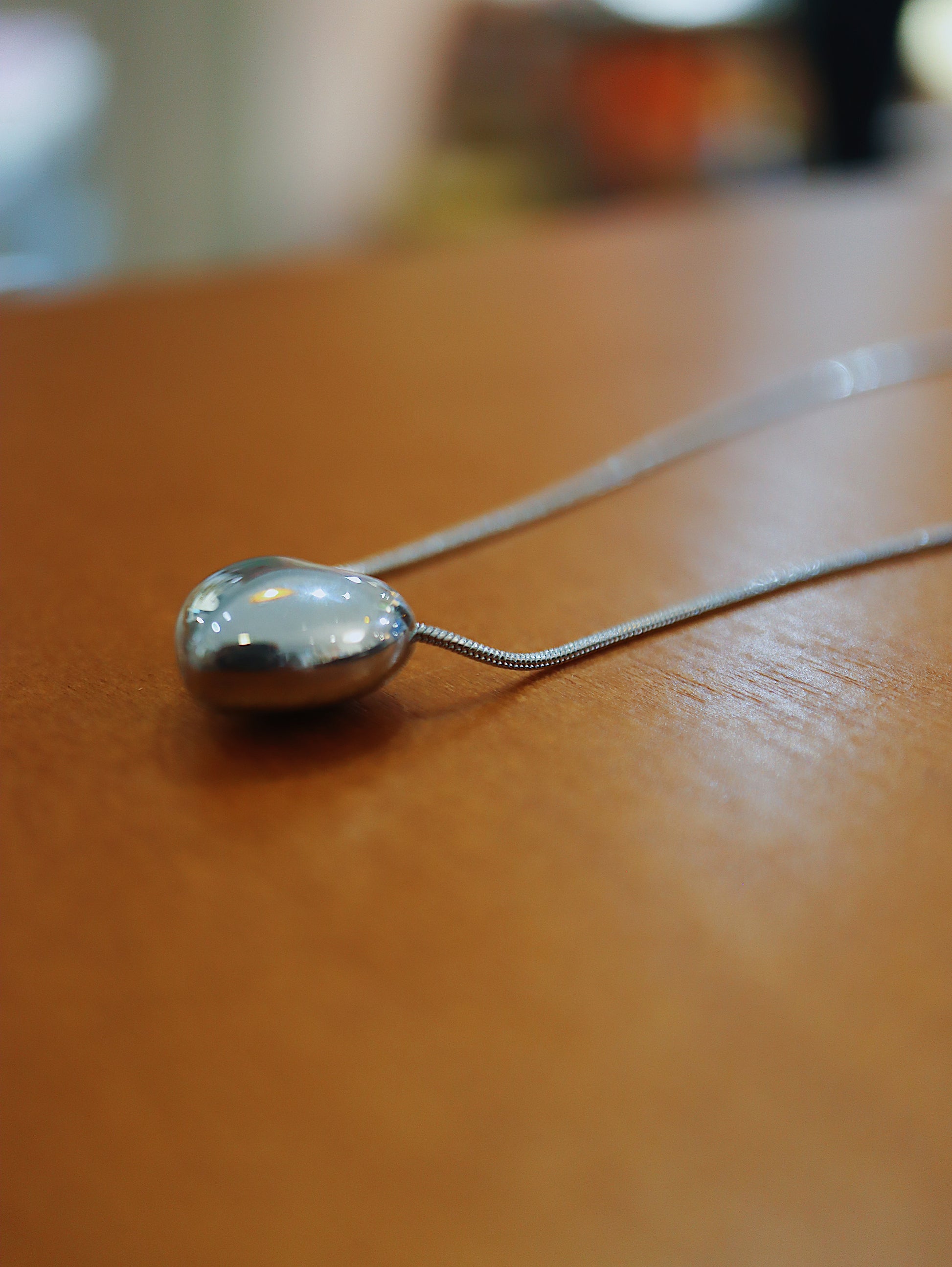 Heart stainless steel waterproof necklace
