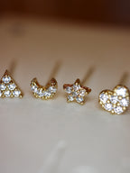 Celestial Whispers Stud Set (4pcs)