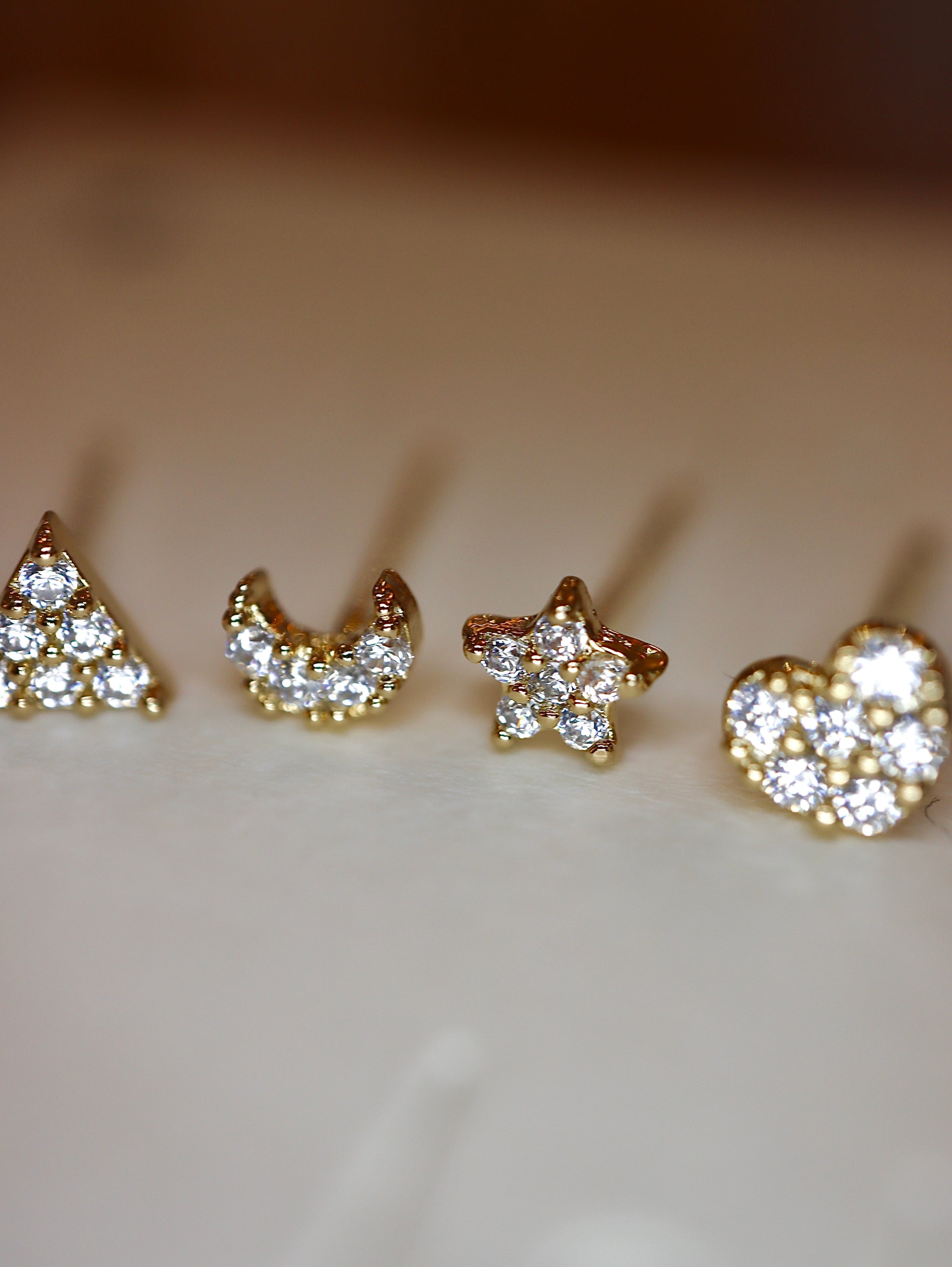 Celestial Whispers Stud Set (4pcs)