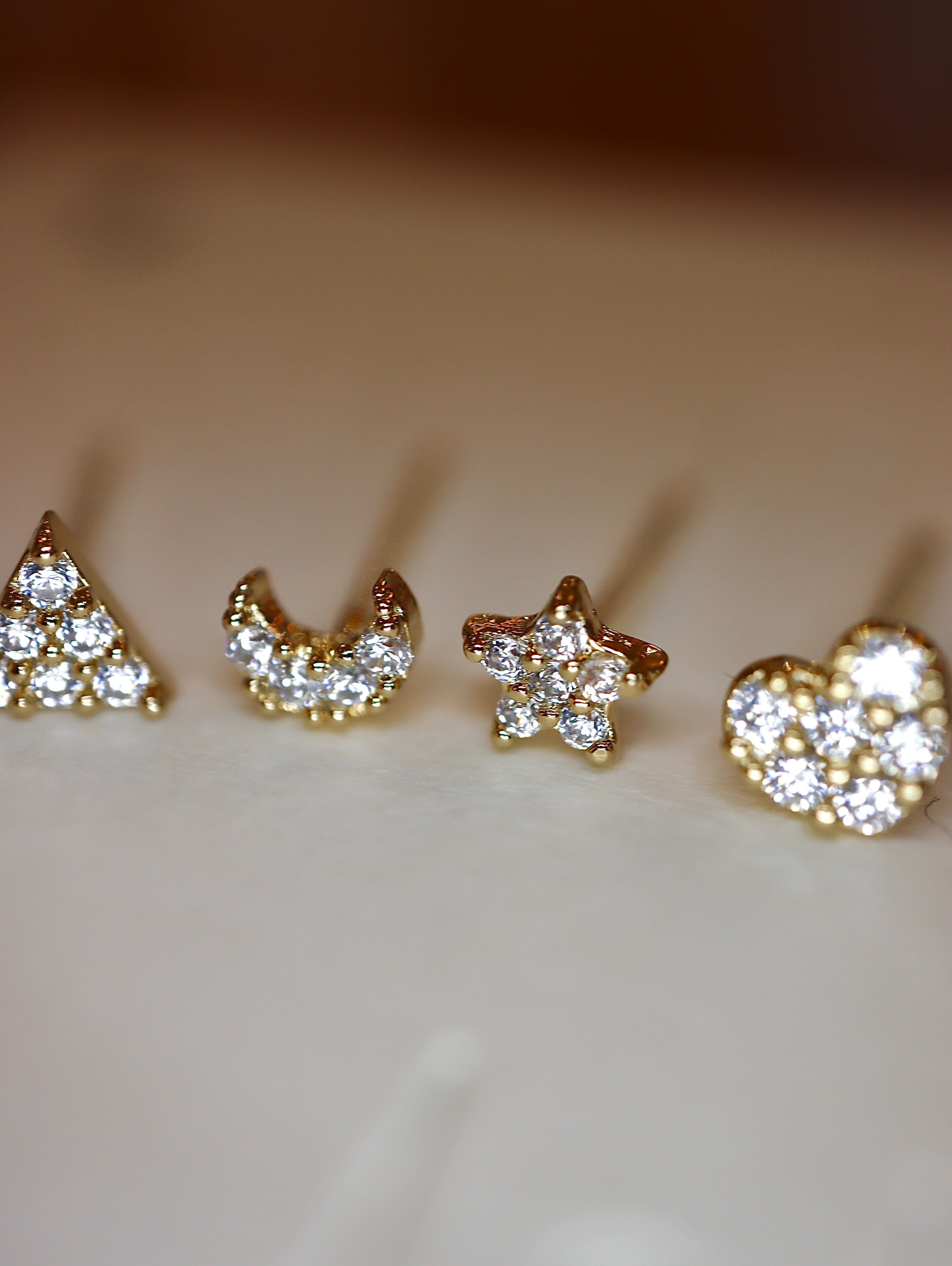 Celestial Whispers Stud Set (4pcs)