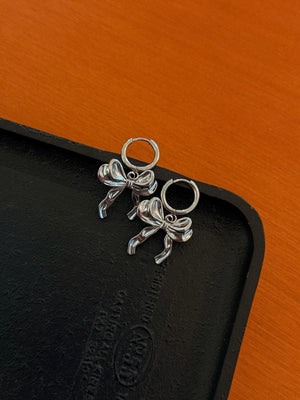 Surgical Steel drop ribbon earrings