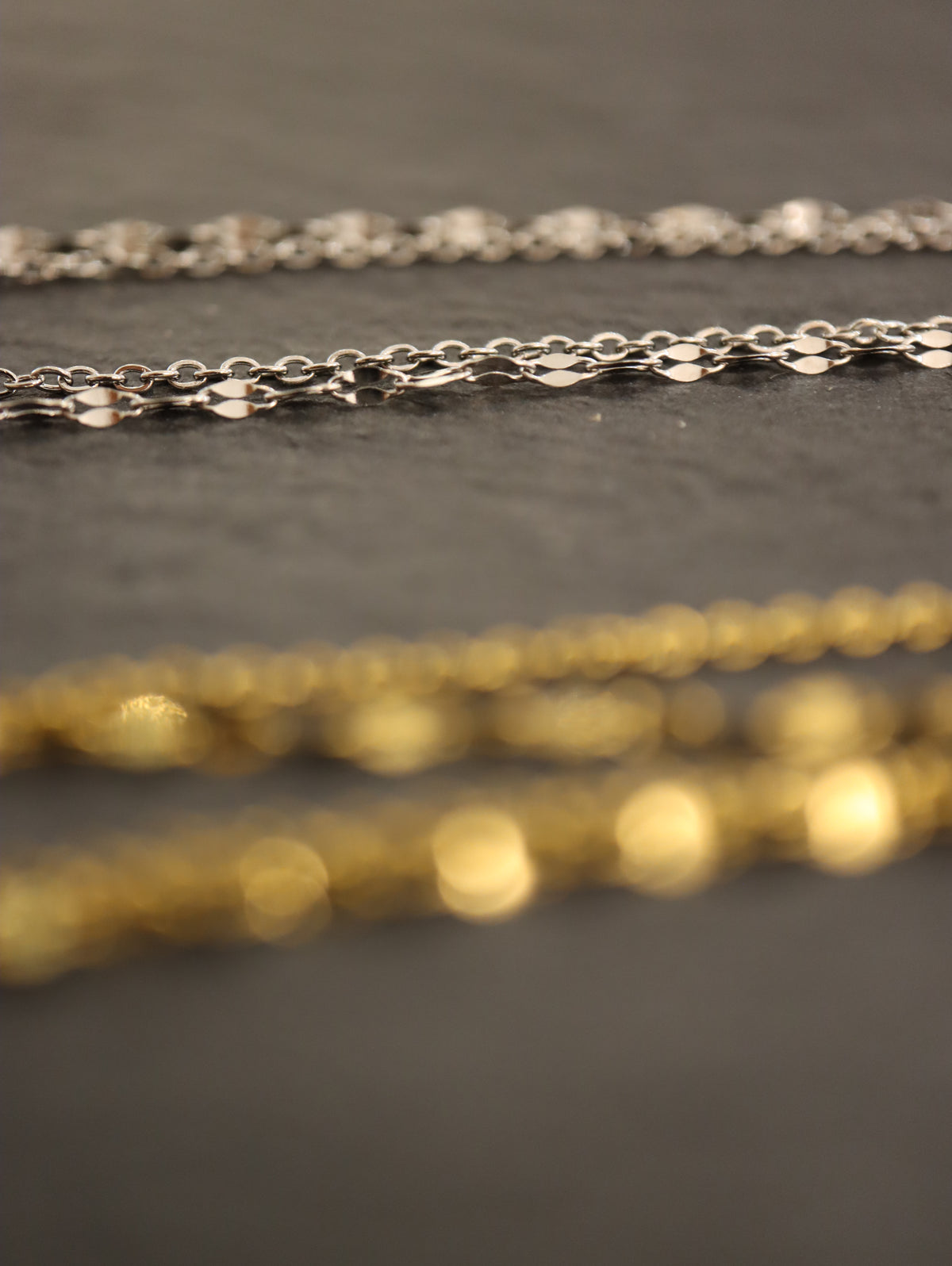 Double chain stainless steel bracelets