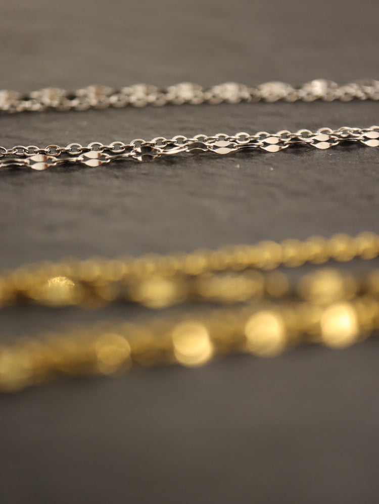 Double chain stainless steel bracelets