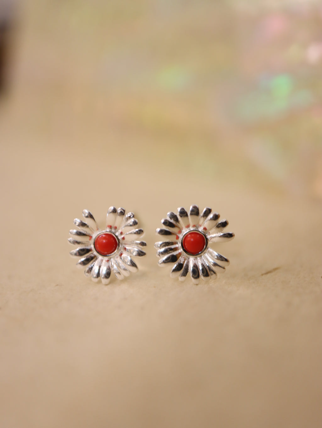 Daisy 925 silver earrings
