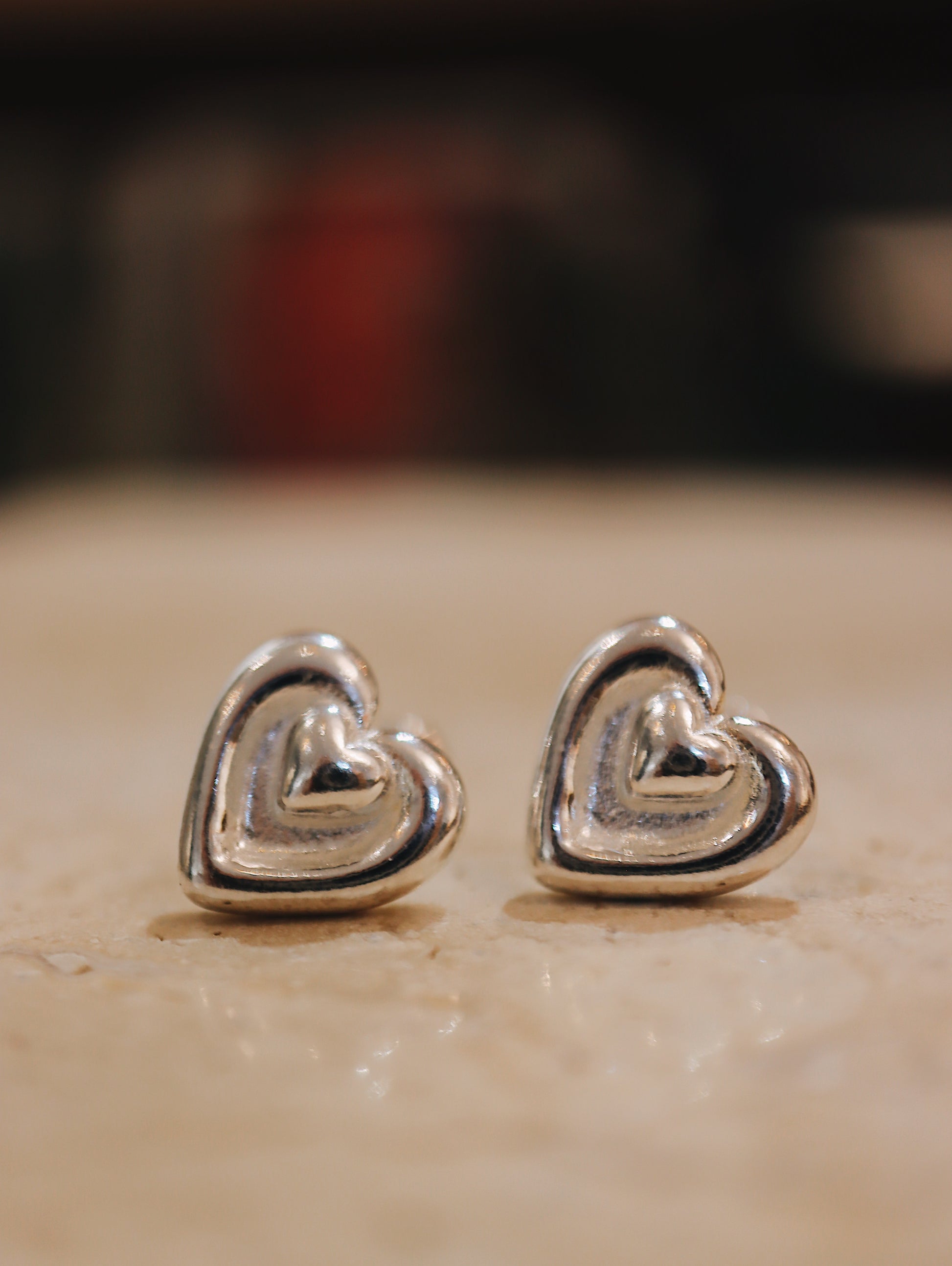 Eterna Heart Shape Silver925 earrings