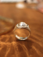 Orbital 925 Silver Pinky Ring