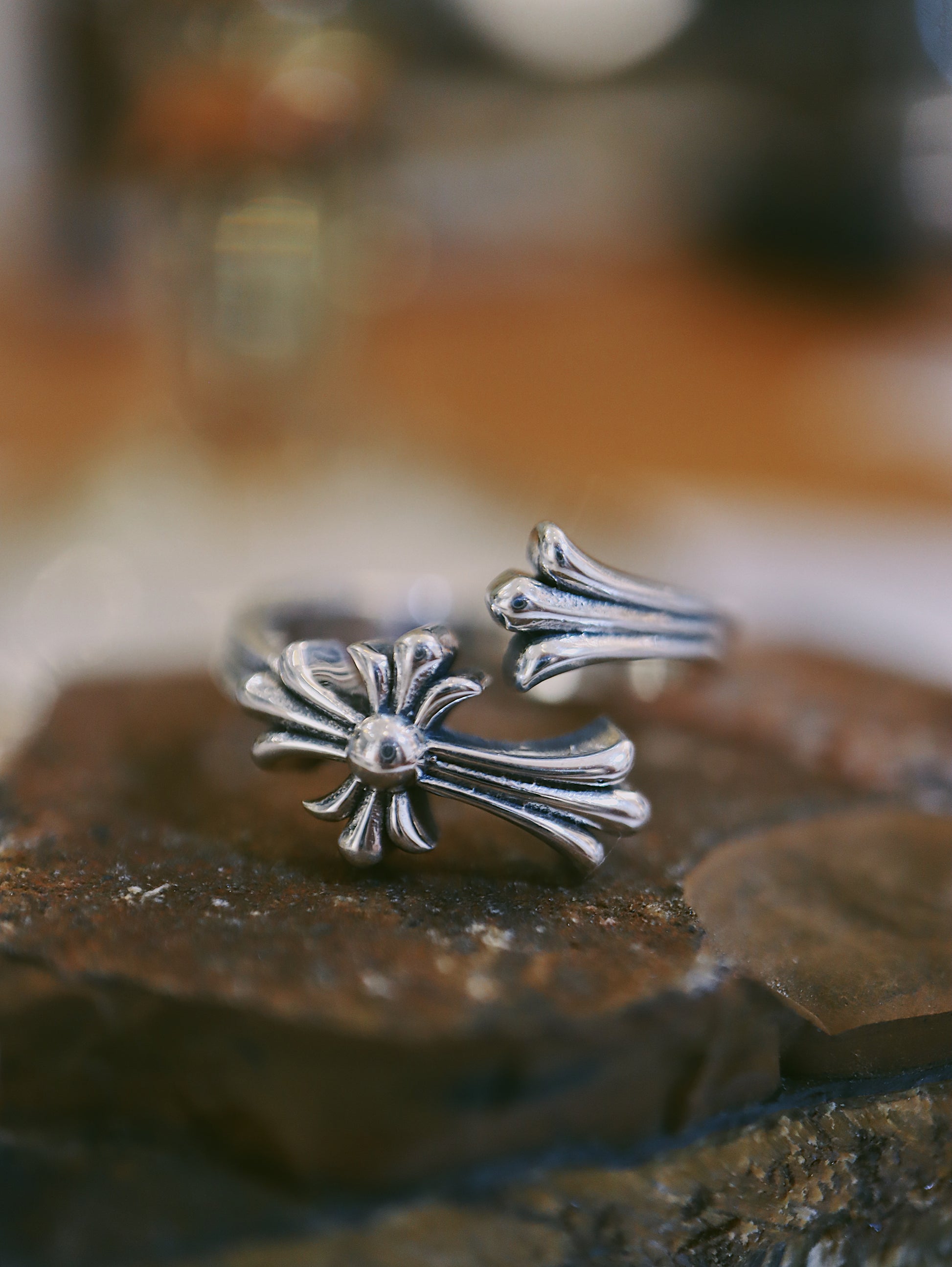Stellar Bloom Wrap Silver925 Ring