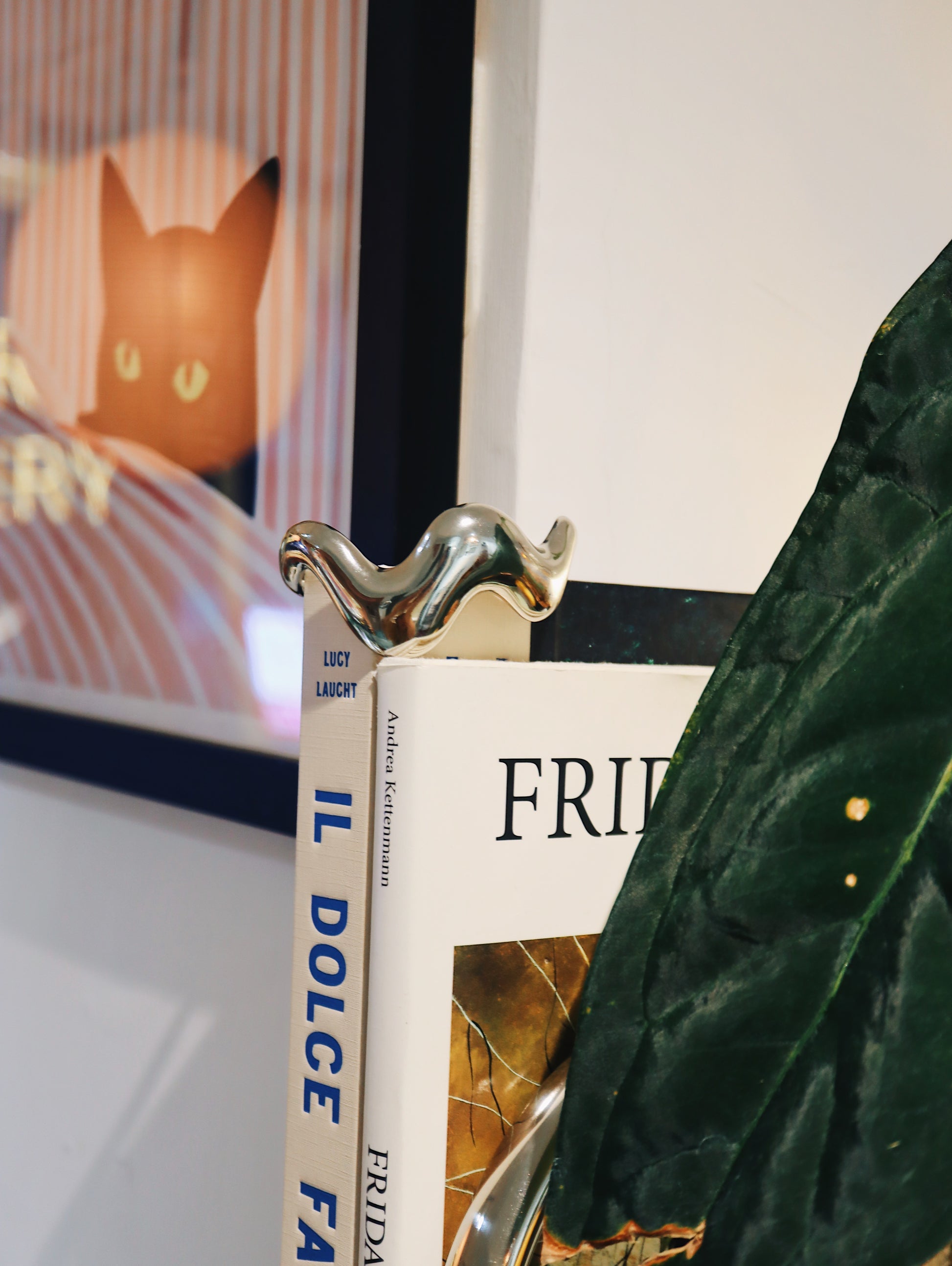 Wavy statement stainless steel bangle