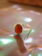 Gemstone 925 Silver open size ring
