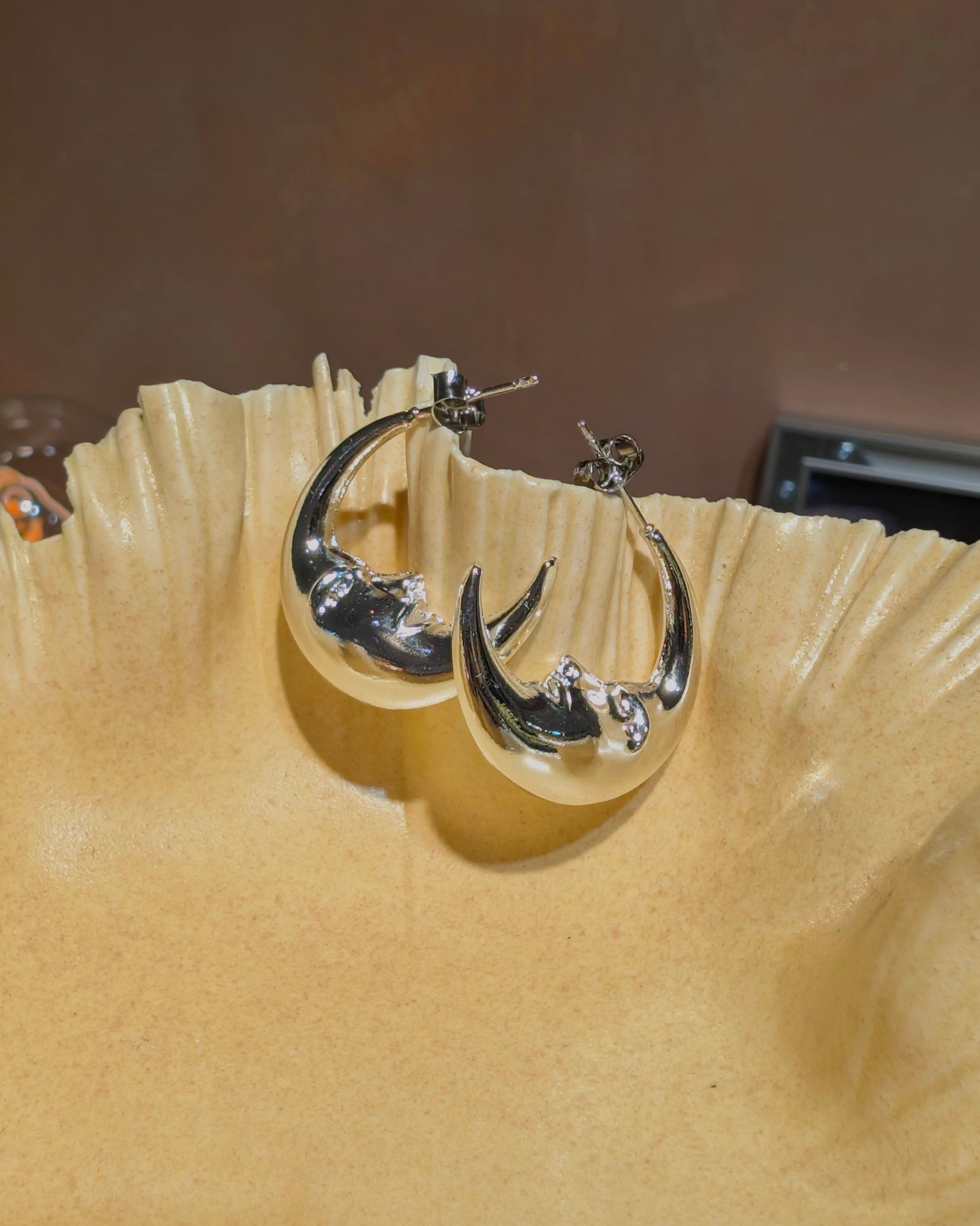 Crescent 🌙 moon earrings