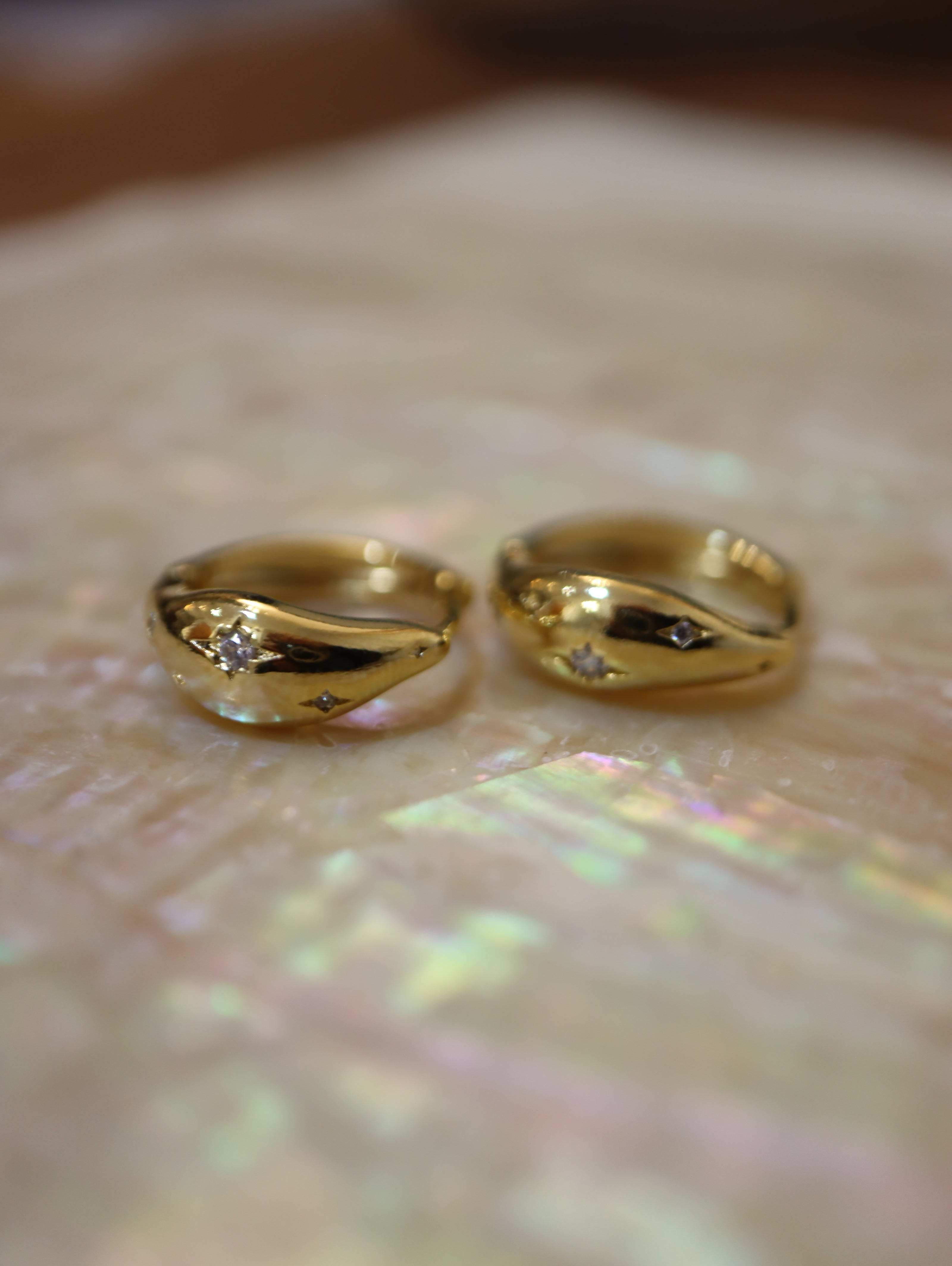 Sparkling cz hinged hoop earrings