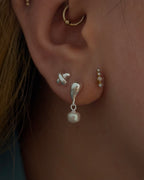 Dewdrop Pearl 925 Silver Earrings
