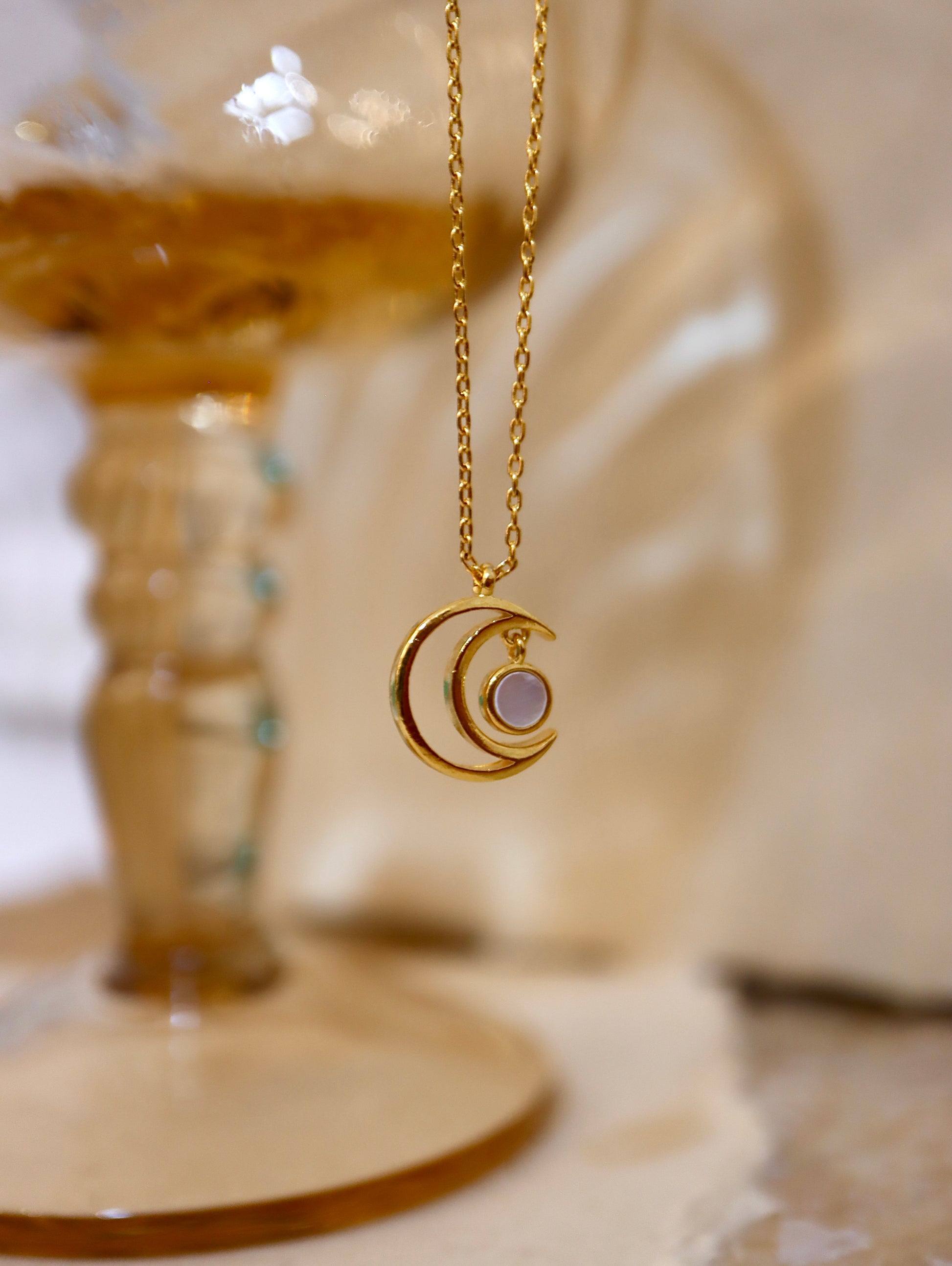 Crescent 🌙 moon necklace