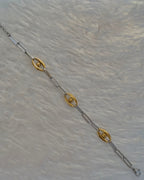 Mix tone stainless steel bracelet