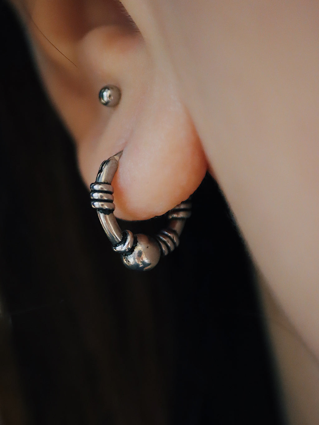 Surgical steel unisex earrings