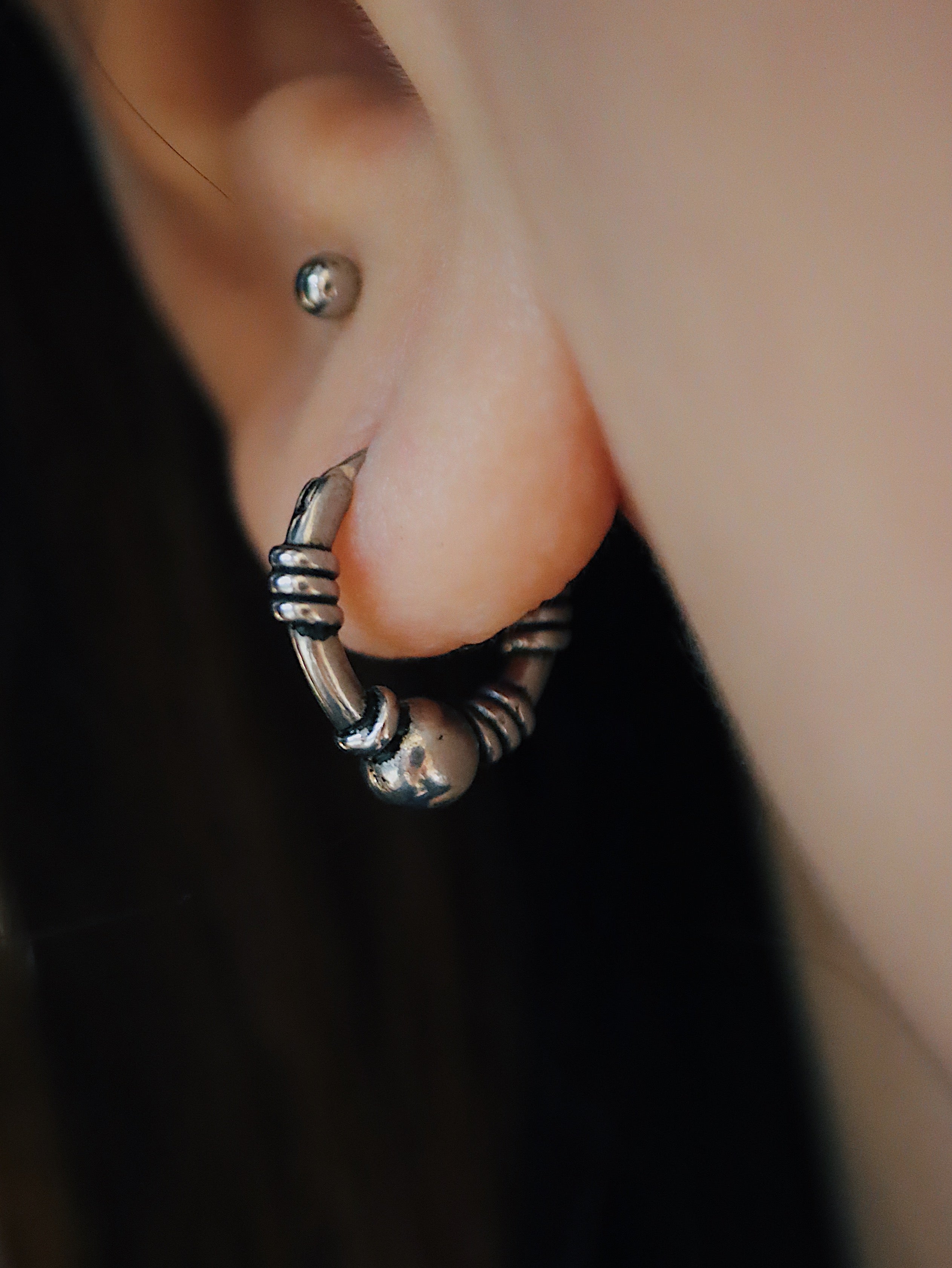 Surgical steel unisex earrings