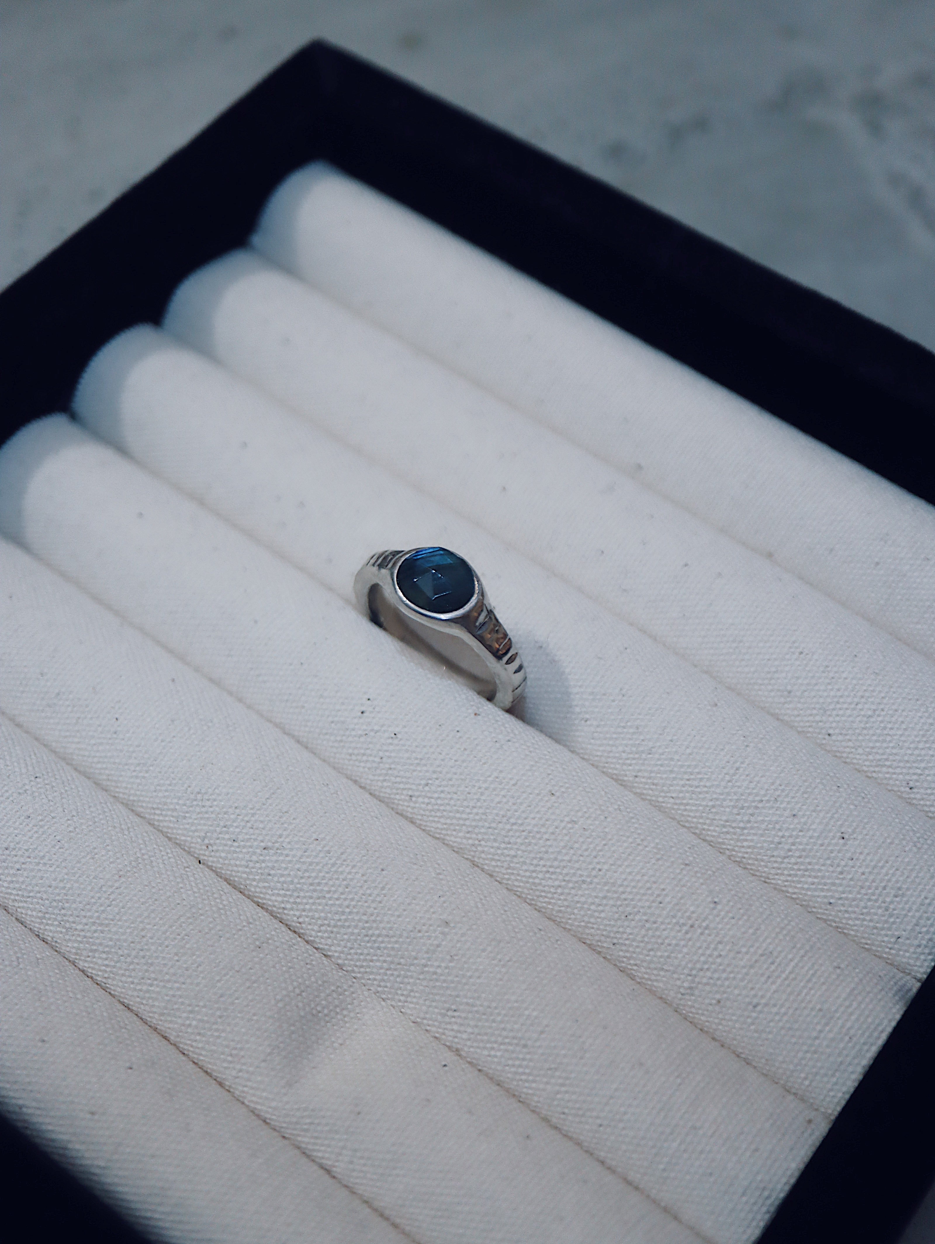 Labradorite gemstone handcraft 925 silver ring