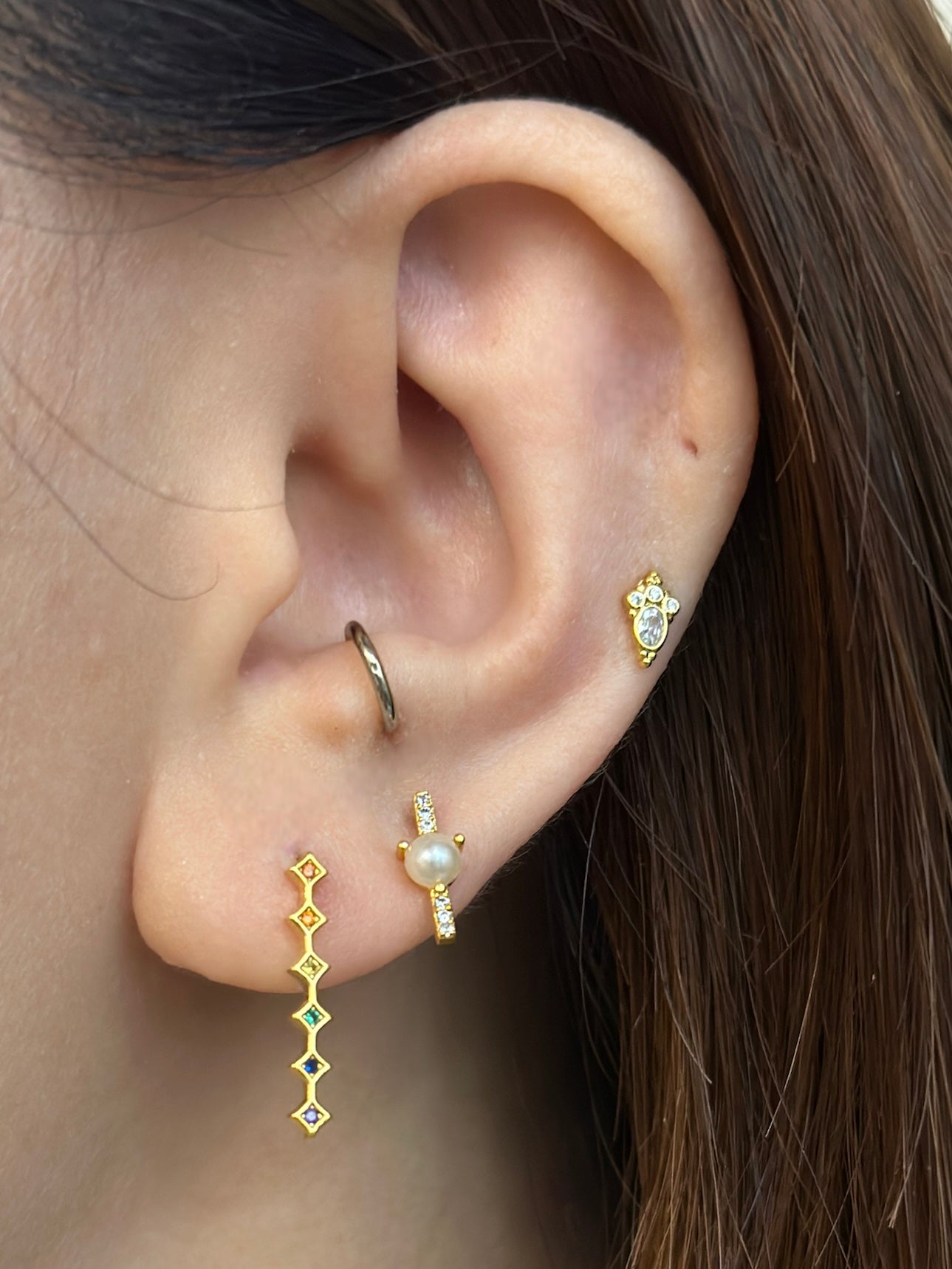 Stud cz Silver925 earrings