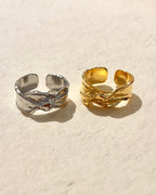 Melted Knot Brass Ring