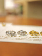 Wavelet CZ Hinged Hoop Earrings