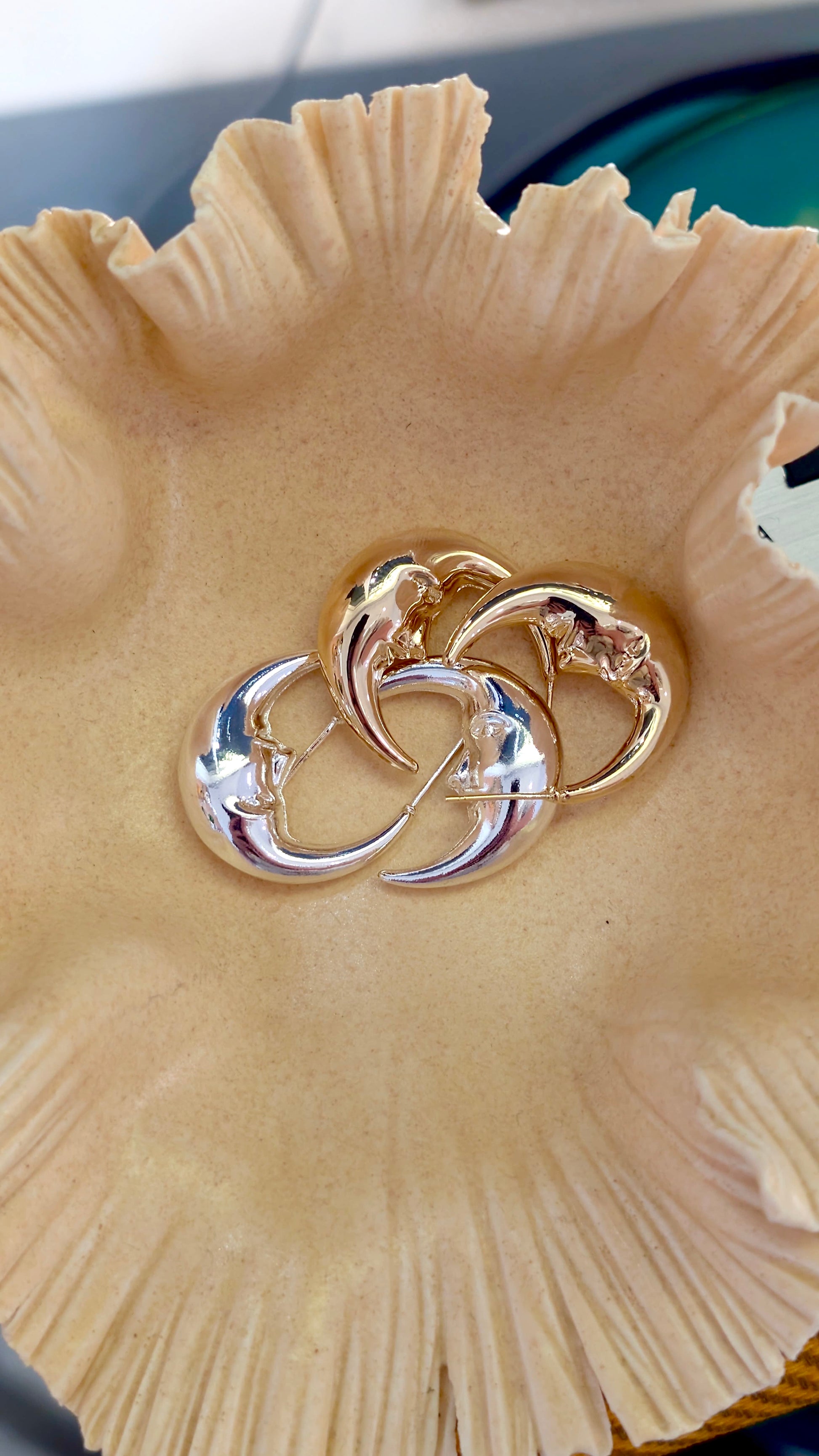 Crescent 🌙 moon earrings