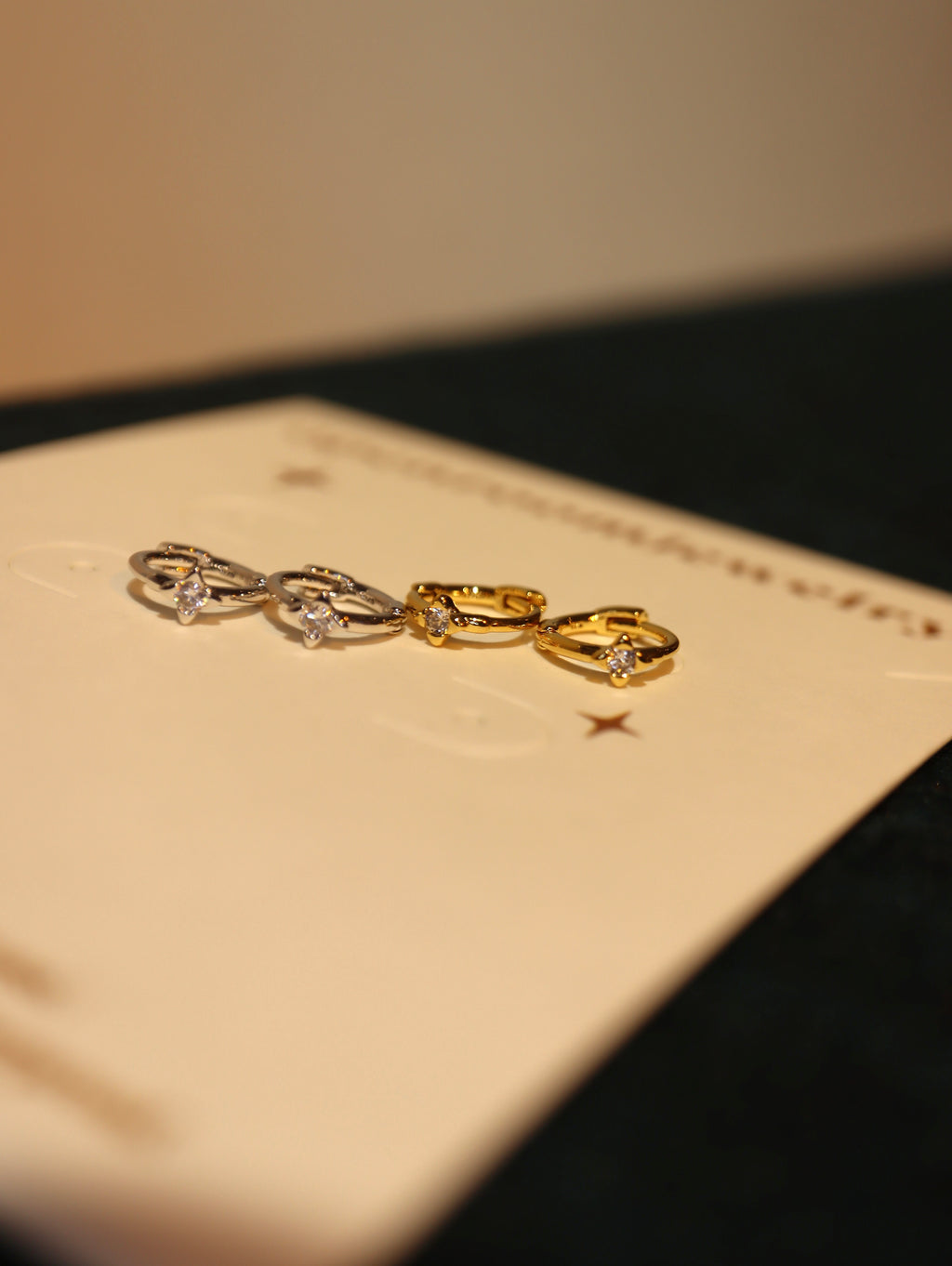 Hinged hoop mini 925 Silver earrings