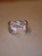 cross 925 silver Earcuff