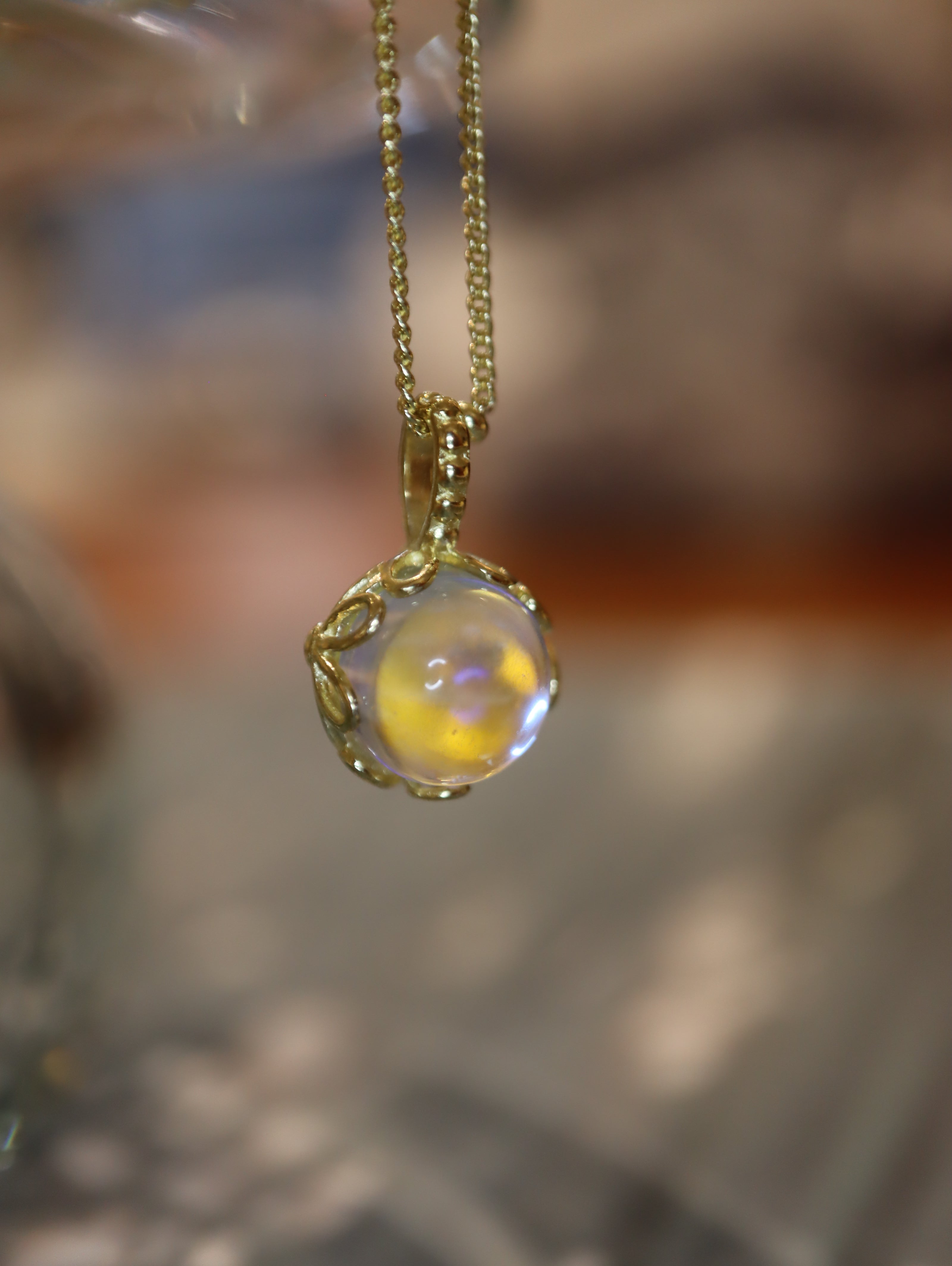 Lumina Orb 925 Silver Necklace
