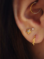 Star cz surgical steel 316L piercing
